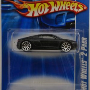 Hot Wheels 2-Pack: ’07 Audi R8 & Track T Hot Wheels 1:64 Scale Collectible Die Cast Model Car