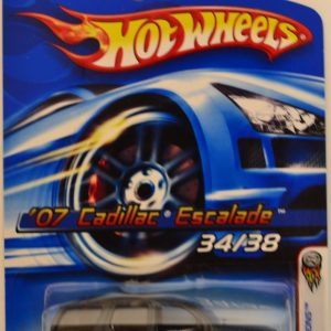 CADILLAC ESCALADE Hot Wheels 2006 First Editions 1:64 Scale Black 2007 Cadillac Escalade Die Cast Truck #034