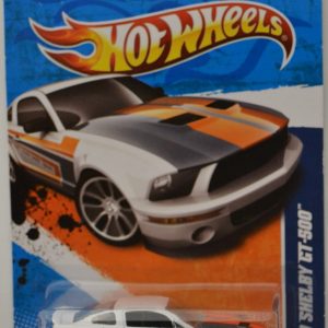 White ’07 Ford Shelby GT-500 Hot Wheels HW Nightburnerz Series 1:64 Scale Collectible Die Cast Model Car