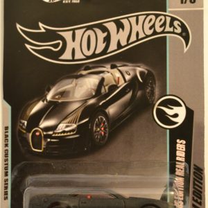 Hot Wheels ’10 Camaro SS Black Series Custom-Made Collectors Edition 1:64 Scale Collectible Die Cast Model Car w/Real Rider Rubber Wheels