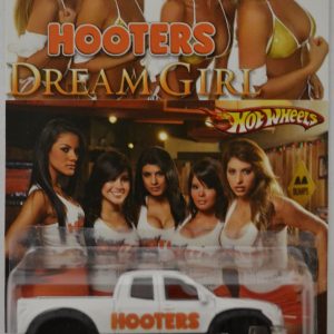 ’10 Toyota Tundra Custom-Made Hot Wheels with Real Rider Rubber Wheels Limited Edition Hooters Dream Girl Series 1:64 Scale Collectible Die Cast Model Car