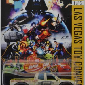 ’10 Toyota Tundra Yellow Custom-Made Hot Wheels with Real Rider Rubber Wheels Limited Edition Las Vegas Convention Series 1:64 Scale Collectible Die Cast Model Car