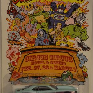 Hot Wheels ’13 Copo Camaro Babyblue Custom-Made with Real Rider Rubber Wheels Limited Edition Las Vegas Super Toy Convention 2015 Series 1:64 Scale Collectible Die Cast Model Car