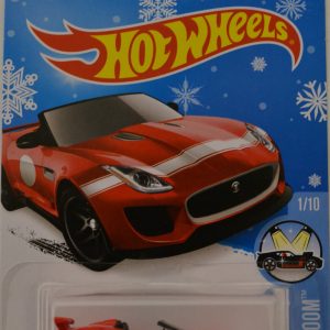 ’15 Jaguar F-Type Project 7 Red #111 Hot Wheels HW Showroom Series 1:64 Scale Collectible Die Cast Model Car