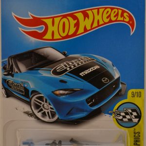 Hot Wheels   ’15 Mazda MX-5 Miata Blue #177 HW Speed Graphics Series 1:64 Scale Collectible Die Cast Model Car