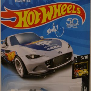 ’15 Mazda MX-5 Miata White #40 Hot Wheels HW Nightburnerz Series 1:64 Scale Collectible Die Cast Model Car