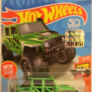 Hot Wheels ’17 Jeep Wrangler Green 176/365 Factory Sealed 2018 Set HW Hot Trucks Series 1:64 Scale Collectible Die Cast Model Car