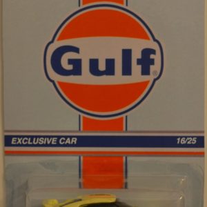 Hot Wheels ’17 Nissan GT-R (R35) Beige Custom-Made Real Rider Rubber Wheels Gulf Racing Team Series 1:64 Scale Collectible Die Cast Model Car