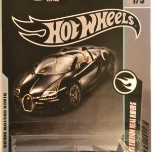 Hot Wheels   ’17 Pagani Huayra Roadster Black Series Custom-Made Collectors Edition 1:64 Scale Collectible Die Cast Model Car w/Real Rider Rubber Wheels