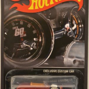 1932 Ford Burgundy Custom-Made Hot Wheels with Real Rider Rubber Wheels Limited Edition Exclusive Custom Car Series 1:64 Scale Collectible Die Cast Model Car