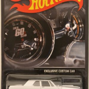 Hot Wheels 1933 Plymouth White Custom-Made with Real Rider Rubber Wheels Limited Edition Exclusive Custom Car Series 1:64 Scale Collectible Die Cast Model Car