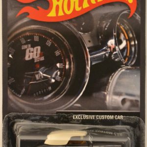 1940 Ford Black/White Custom-Made Hot Wheels with Real Rider Rubber Wheels Limited Edition Exclusive Custom Car Series 1:64 Scale Collectible Die Cast Model Car