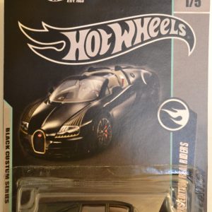 Hot Wheels 1963 Cadilac Hearse Black Series Custom-Made Collectors Edition 1:64 Scale Collectible Die Cast Model Car w/Real Rider Rubber Wheels