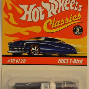 Hot Wheels 1963 T-Bird Dark Blue #13 Special Paint HW Classics Series 1 1:64 Scale Collectible Die Cast Model Car