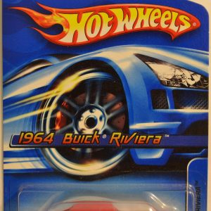 1964 Buick Riviera #157 Red Hot Wheels 1:64 Scale Collectible Die Cast Model Car