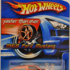 1968 Ford Mustang Orange #128 Hot Wheels Faster Than Ever Series 1:64 Scale Die Cast Model Car