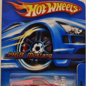 1968 Ford Mustang Red #128 Hot Wheels 1:64 Scale Collectible Die Cast Model Car