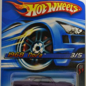 1968 Nova #098 Hot Wheels HW Red Line Series 1:64 Scale Collectible Die Cast Model Car