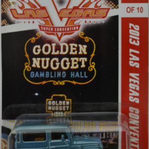 Hot Wheels   1968 Totota Land Cruiser FJ40 Custom-Made with Real Rider Rubber Wheels Limited Edition 2013 Las Vegas Convention Golden Nugget Series 1:64 Scale Collectible Die Cast Model Car.