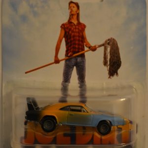 Hot Wheels 1969 Dodge Charger Daytona Custom-Made Retro with Real Rider Rubber Wheels Special Edition Joe Dirt Series 1:64 Scale Collectible Die Cast Model Car