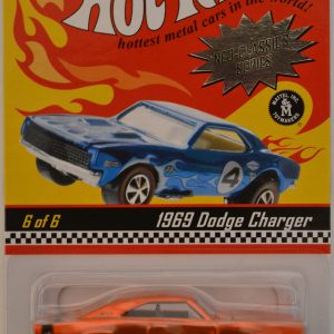 1969 Dodge Charger Orange #6 of 6 Hot Wheels Red Line Club (RLC) HW Neo-Classics Series 4 1:64 Scale Collectible Die Cast Model Car. Only 11000 Made Worldwide!!!