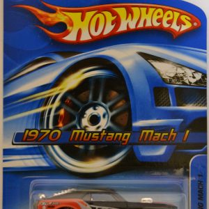 1970 Mustang Mach 1 Black #125 Hot Wheels 1:64 Scale Collectible Die Cast Model Car