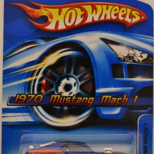 Hot Wheels 1970 Mustang Mach 1 Blue #125 1:64 Scale Collectible Die Cast Model Car