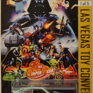 Hot Wheels 1985 Honda CR-X Aquamarine-Black Custom-Made with Real Rider Rubber Wheels Exclusive Car Edition Las Vegas Toy Convention Series 1:64 Scale Collectible Die Cast Model Car