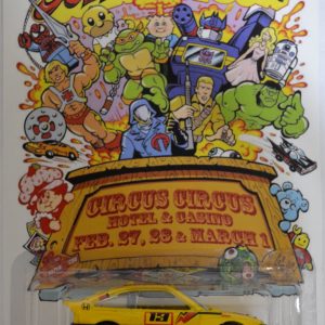 Yellow 1985 Honda CR X CUSTOM-Made Hot Wheels HW Exclusive Car Series Limited Edition 1:64 Scale Collectible Die Cast Model Car