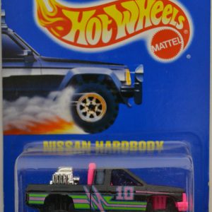 Black 1991 Nissan Hardbody Hot Wheels HW #131 1:64 Scale Collectible Die Cast Model Car