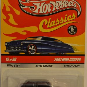 Hot Wheels 2001 Mini Cooper Red 15 of 30 Special Paint HW Classics Series 5 1:64 Scale Collectible Die Cast Model Car