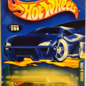 Hot Wheels Black 2002 Jaguar D-Type #209 HW 1:64 Scale Collectible Die Cast Model Car