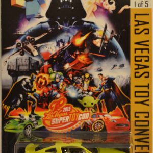 Hot Wheels 2005 Ford Mustang GT Lime Custom-Made Exclusive Car Edition 2015 Las Vegas Toy Convention Series 1:64 Scale Collectible Die Cast Model Car