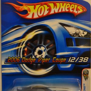 Hot Wheels 2006 Dodge Viper Coupe Black #12/38 HW 2006 First Editions Series 1:64 Scale Collectible Die Cast Model Car