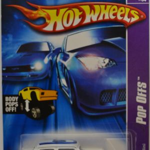 Hot Wheels 2007 Morris Mini White HW Pop Offs Series 1:64 Scale Collectible Die Cast Model Car