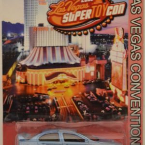 2008 Lancer Evolution Light-Blue Custom-Made Hot Wheels with Real Rider Rubber Wheels Limited Edition Las Vegas Convention 2015 Series 1:64 Scale Collectible Die Cast Model Car