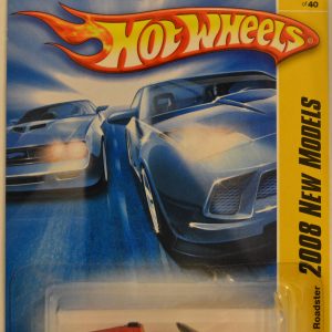 Hot Wheels   2008 Tesla Roadster Red #26 Custom-Made with Real Rider Rubber Wheels HW 2008 New Models Series 1:64 Scale Collectible Die Cast Model Car