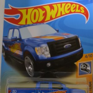 Hot Wheels   Blue 2009 Ford F-150 HW ’50 Rale Team’ Series 1:64 Scale Collectible Die Cast Model Car #4/10