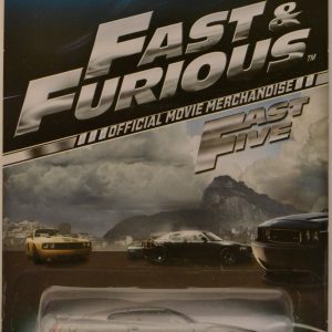 2009 Nissan GT-R Light Gray Custom-Made Hot Wheels w/Real Rider Rubber Fast & Furious 1:64 Scale