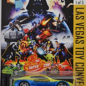 Hot Wheels Yellow/Blue 2010 Aston Martin DBS Custom-Made HW Exclusive Car Series Limited Edition 1:64 Scale Collectible Die Cast Model Car