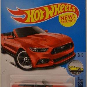 2015 Ford Mustang GT Convertible Red #7 Hot Wheels HW Factory Fresh Series 1:64 Scale Collectible Die Cast Model Car