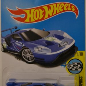2016 Ford GT Race Blue #166 Hot Wheels HW Speed Graphics Series 1:64 Scale Collectible Die Cast Model Car