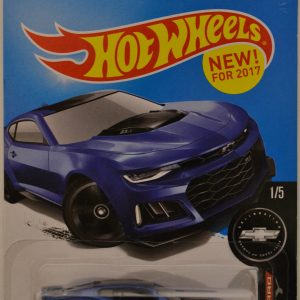 Hot Wheels   2017 Camaro ZL1 Blue #1 HW Camaro Series 1:64 Scale Collectible Die Cast Model Car