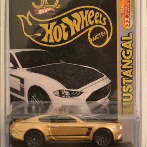 2018 Ford Mustang GT Gold Custom-Made Hot Wheels 1:64 Scale Collectible Die Cast Model Car
