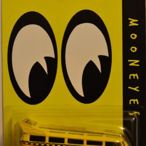 Hot Wheels   21-Window Volkswagen Drag Bus Yellow Custom-Made Real Rider Rubber Wheels MooNEYES Series 1:64 Scale Collectible Die Cast Model Car