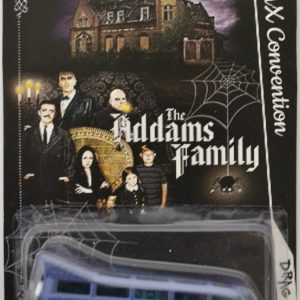 21 Window VW Drag Bus Blue #3 Custom-Made Hot Wheels with Redline Real Rider Rubber Wheels Limited Edition LAX Convention The Addams Family Series 1:64 Scale Collectible Die Cast Model Car.