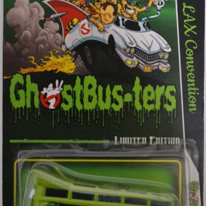 21 Window VW Drag Bus Green #4 Custom-Made Hot Wheels with Redline Real Rider Rubber Wheels Limited Edition LAX Convention Ghostbusters Series 1:64 Scale Collectible Die Cast Model Car.