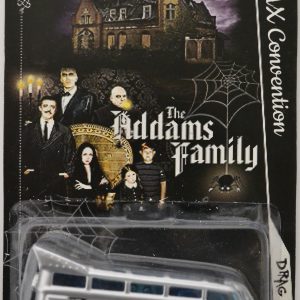 Hot Wheels   21 Window VW Drag Bus Silver Custom-Made with Redline Real Rider Rubber Wheels Limited Edition LAX Convention The Addams Family Series 1:64 Scale Collectible Die Cast Model Car