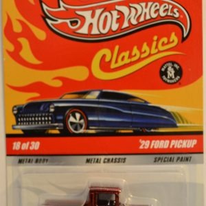 Hot Wheels ’29 Ford Pickup Blood Red 18 of 30 Special Paint HW Classics Series 5 1:64 Scale Collectible Die Cast Model Car