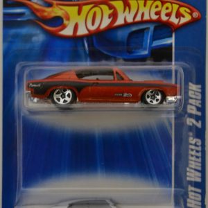 Hot Wheels 2-Pack: Hemi Cuda & ’69 Pontiac GTO 1:64 Scale Collectible Die Cast Model Car